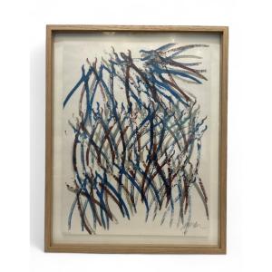 Lithographie « dentistery » - artiste franco-americain Arman - 20eme