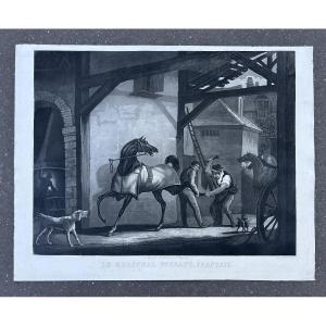 Carle Vernet - Print - "the French Farrier" - Engraved By Debucourt