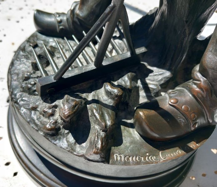 Bronze le Moissonneur de Maurice CONSTANT-photo-2