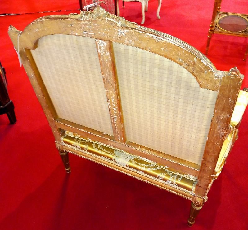 Marquise en Bois Doré - Epoque Napoléon III-photo-2