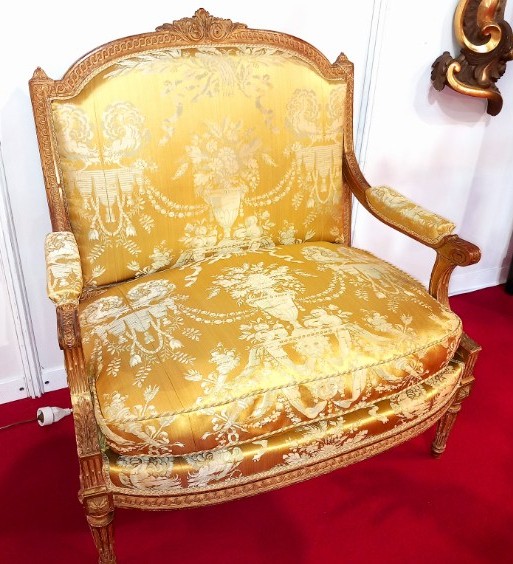 Marquise en Bois Doré - Epoque Napoléon III