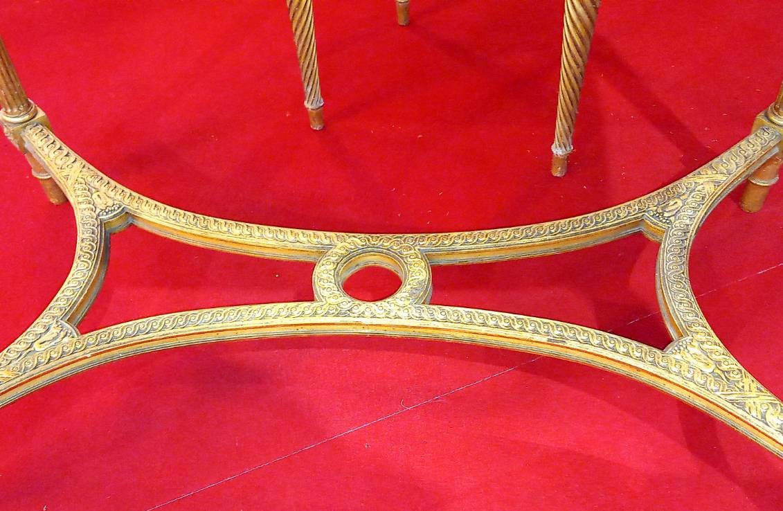 Table de Milieu  en Bois Doré - Napoléon III-photo-4