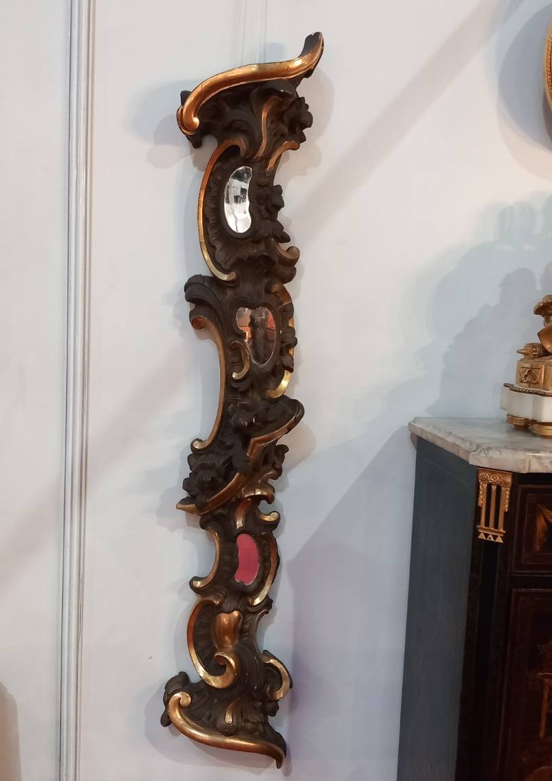 Pair Of Gilded Wood Valances-photo-3