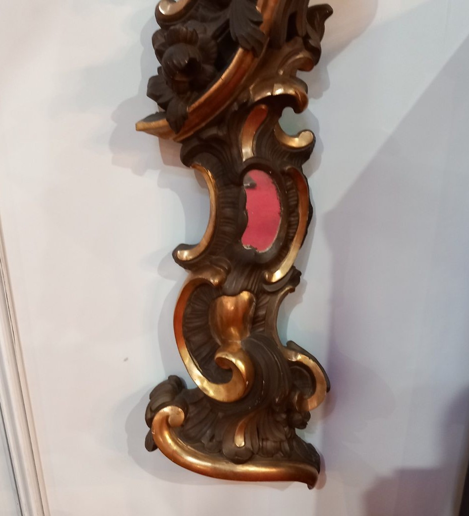 Pair Of Gilded Wood Valances-photo-3