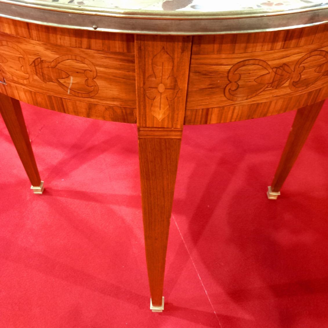 Table Bouillotte en Marqueterie - Epoque Napoléon III-photo-2