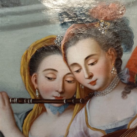 Trumeau aux Attributs de la Musique - 18ème-photo-5