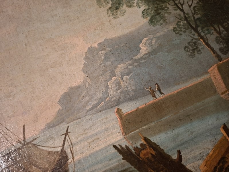 Dessus de Porte en Bois Doré - Epoque Louis XV-photo-1