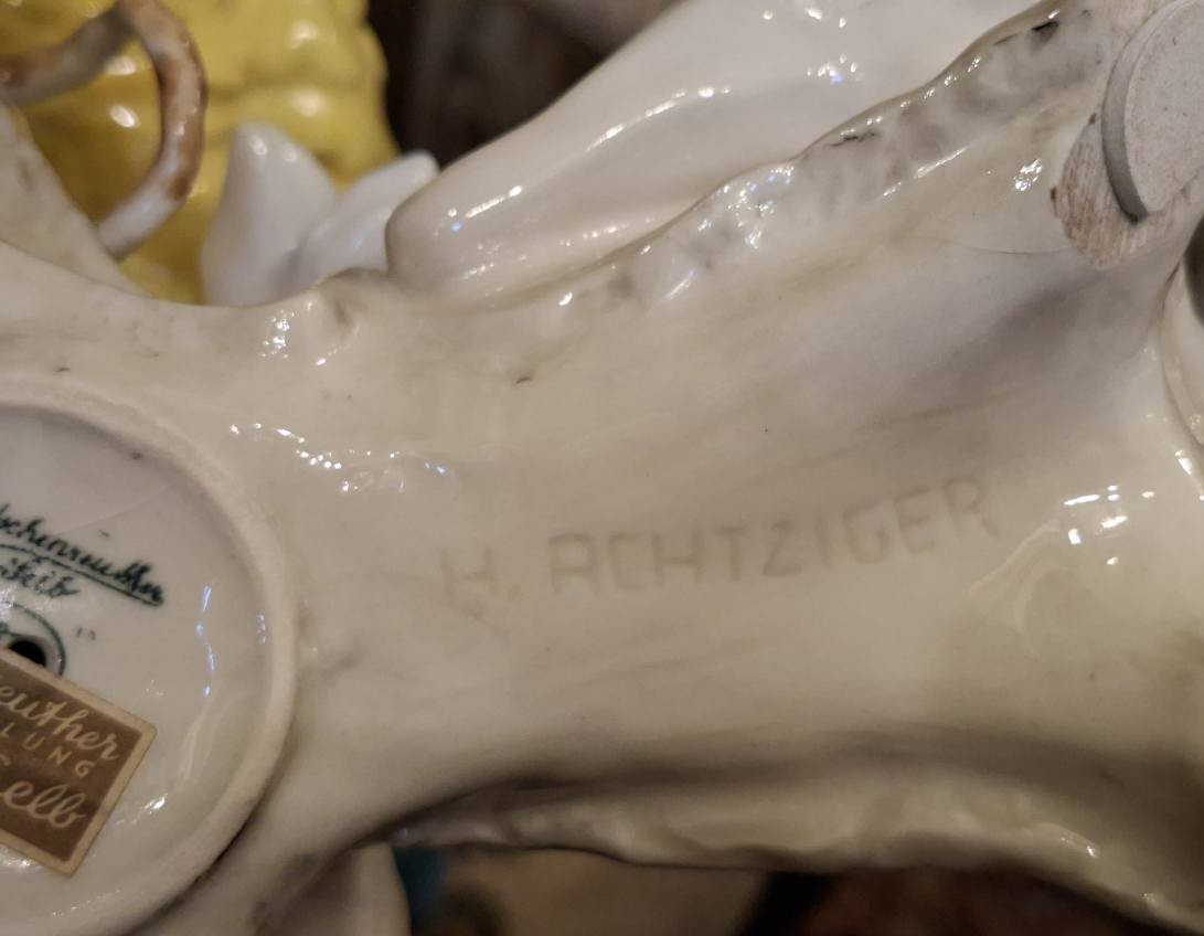 Ara Bleu en Porcelaine-photo-4