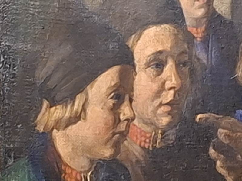 Tableau La Leçon de Sorcellerie signé Adrianus Cyriacus Bleys-photo-4