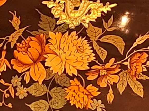 Bureau de pente en Bois de placage et Bronze - Epoque Napoléon III-photo-3