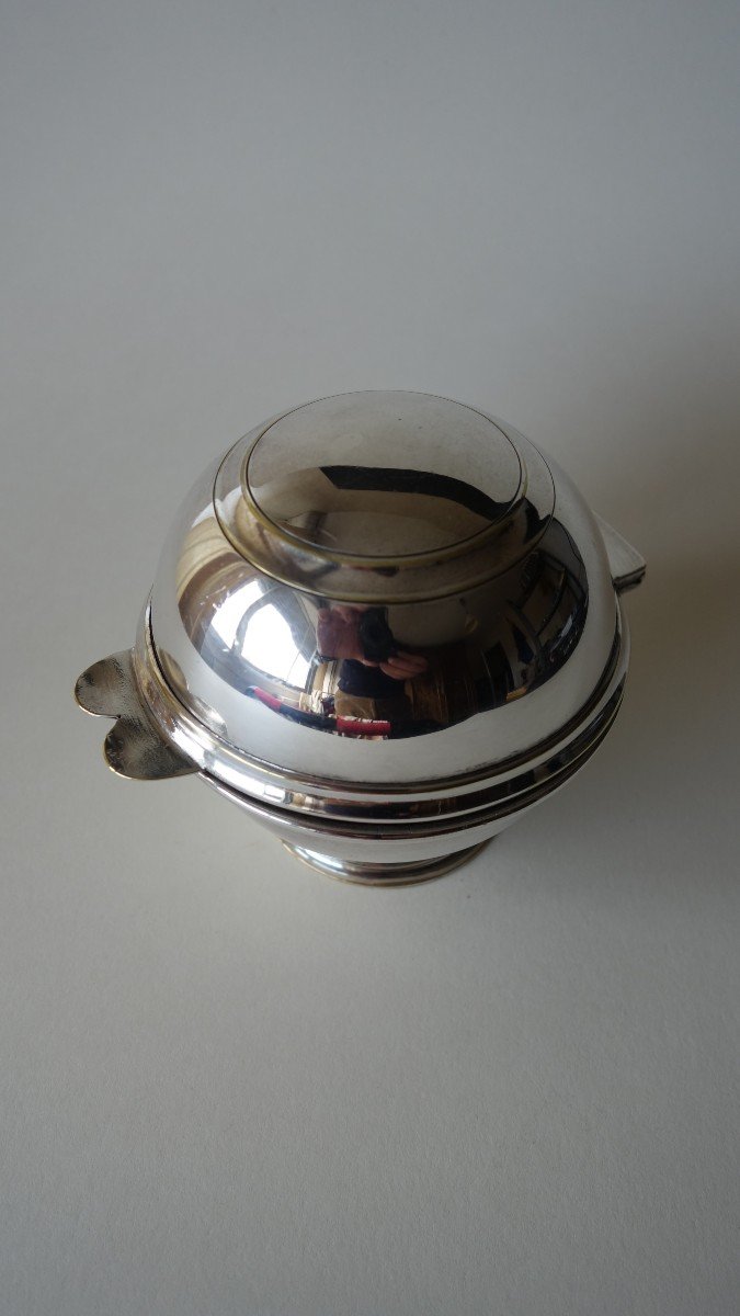 Lxv Style Silver Metal Soap Ball-photo-4