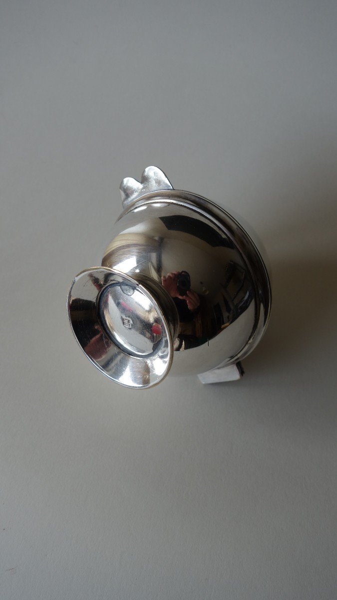 Lxv Style Silver Metal Soap Ball-photo-2