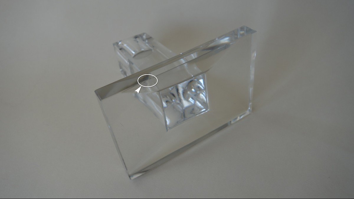 Paire De Bougeoirs En Cristal Baccarat - Occasion En Parfait état - Décoration De Table élégante