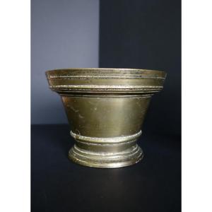 Important Apothecary Mortar In Brass (7kgs), France? 17th Century