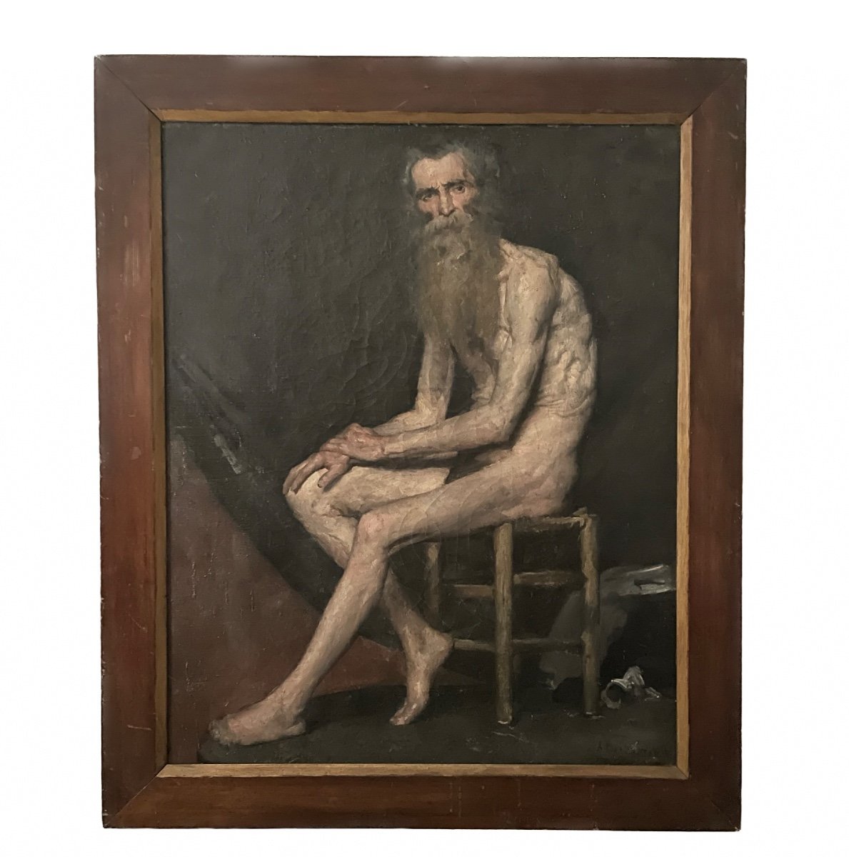 Nude Study Or 19th Century Academy-photo-2
