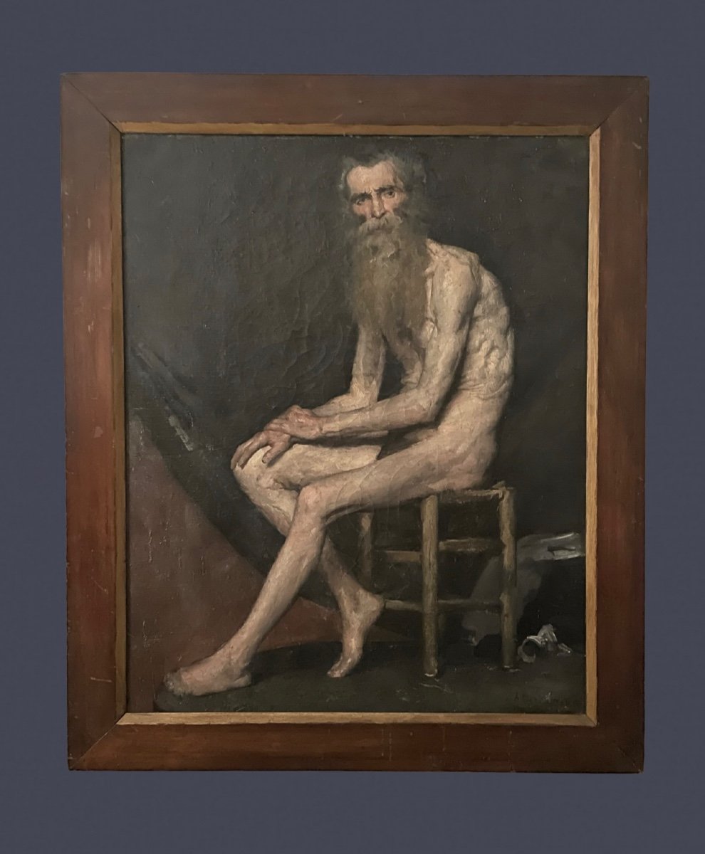 Nude Study Or 19th Century Academy