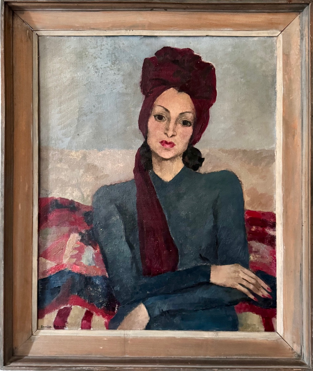 Woman In A Turban From The 50s