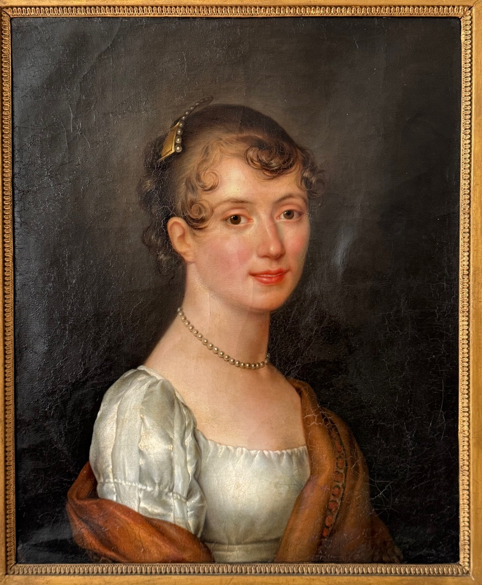 Portrait Of A Young Woman, Empire Period -photo-3