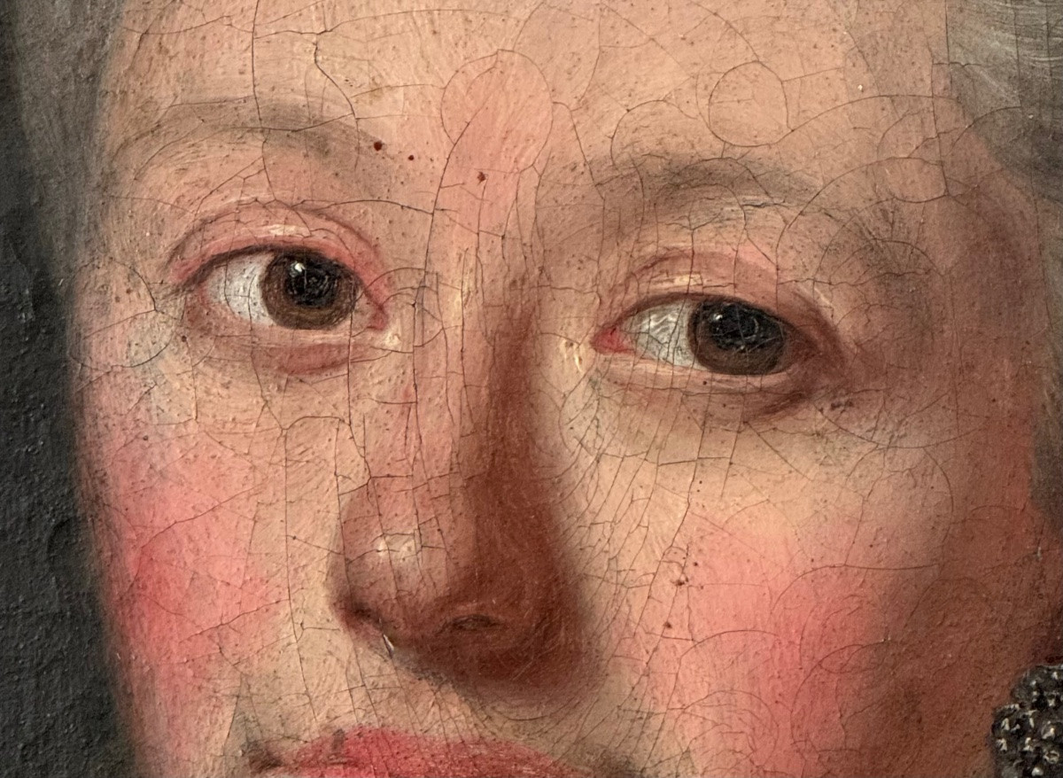 Portrait d’une dame de l’aristocratie 18ème-photo-3