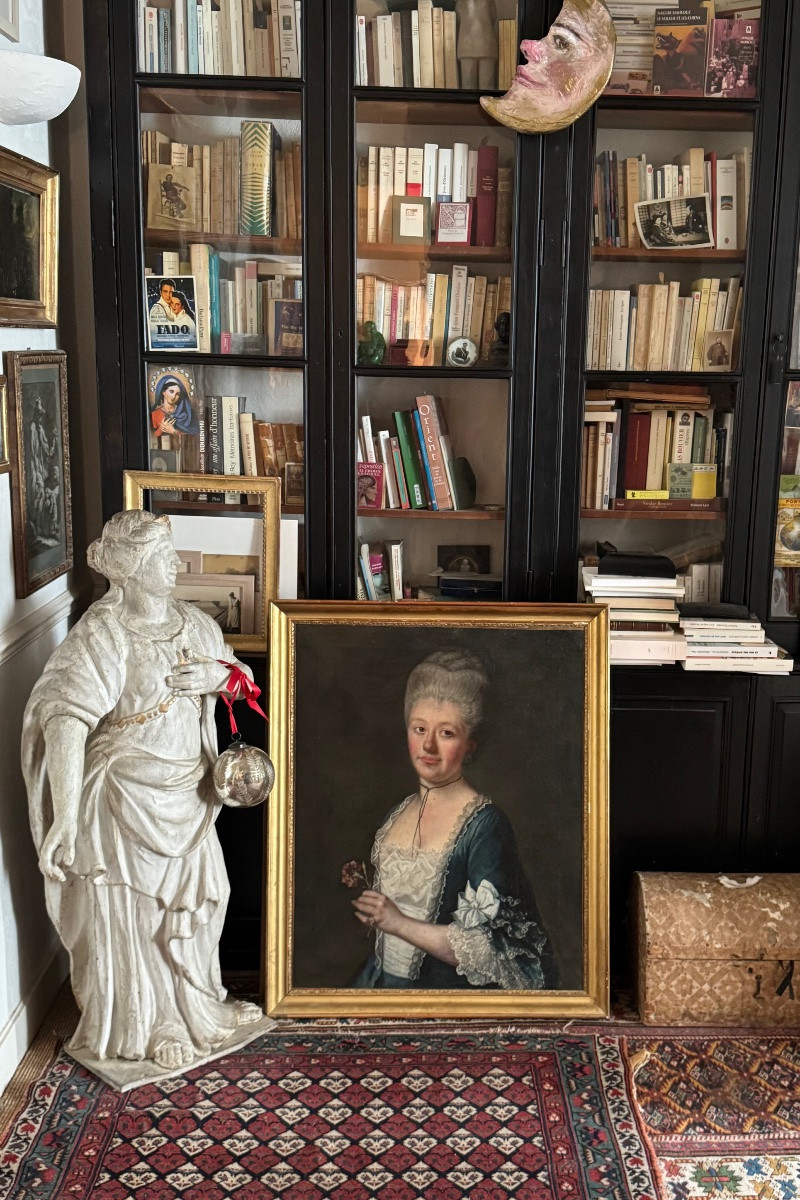Portrait d’une dame de l’aristocratie 18ème-photo-5