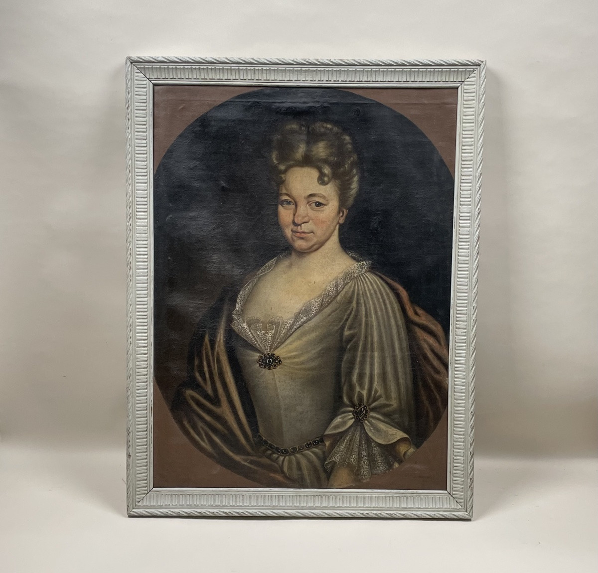 Paire de portraits début 18ème , 1715-photo-2