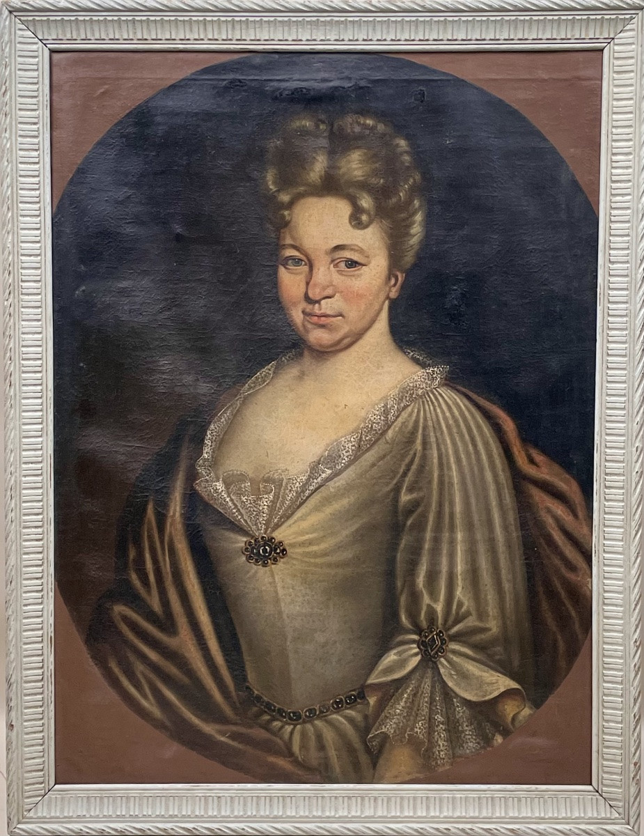 Paire de portraits début 18ème , 1715-photo-4