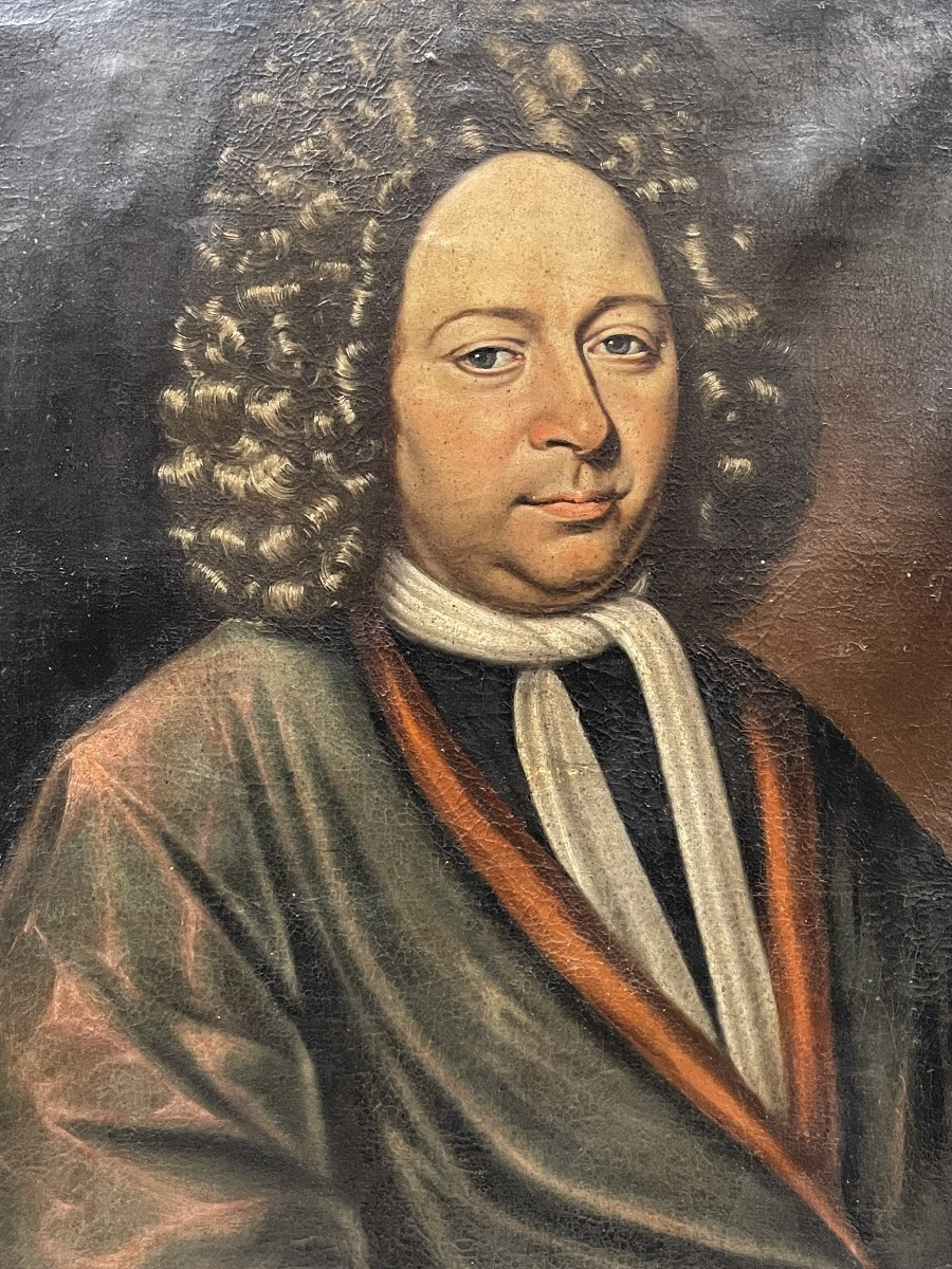 Paire de portraits début 18ème , 1715-photo-5