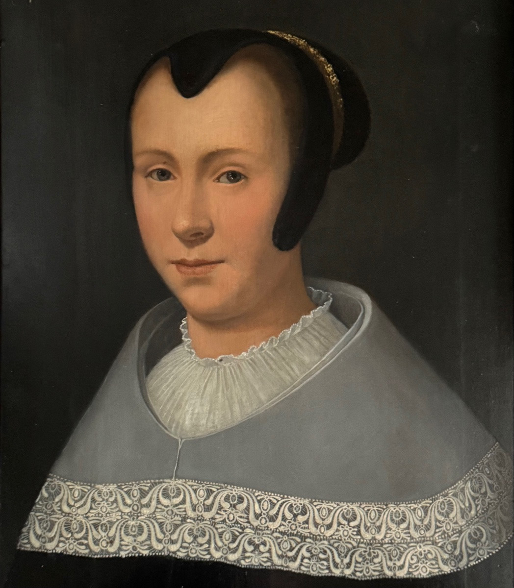Portrait Of A Woman, Late 17th Century, Flemish School -photo-2