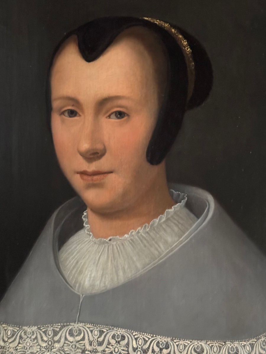 Portrait Of A Woman, Late 17th Century, Flemish School -photo-3
