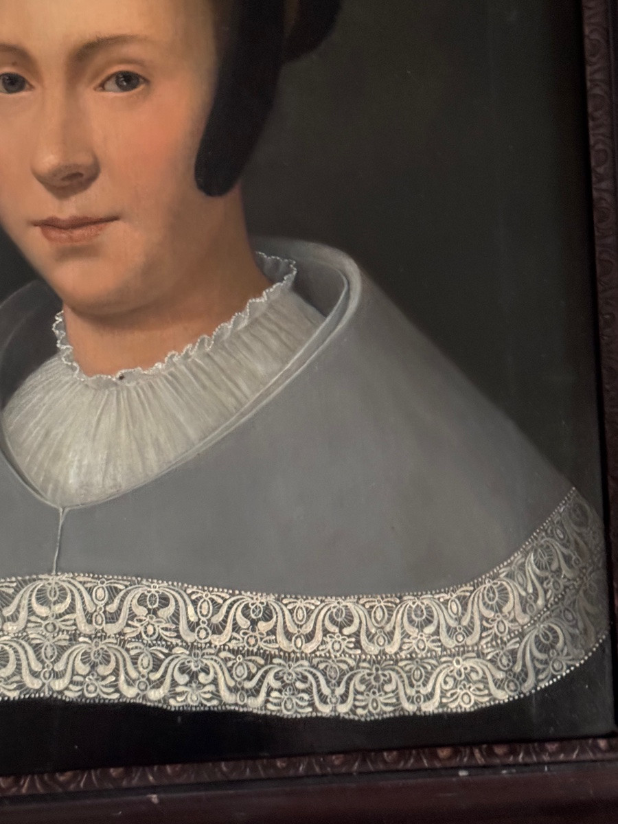 Portrait Of A Woman, Late 17th Century, Flemish School -photo-1