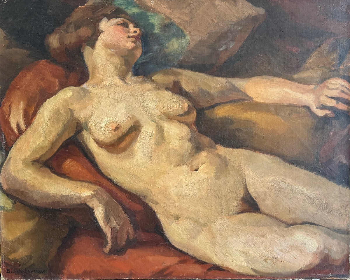Nu féminin , femme nue  endormie par Barat Levraux-photo-4
