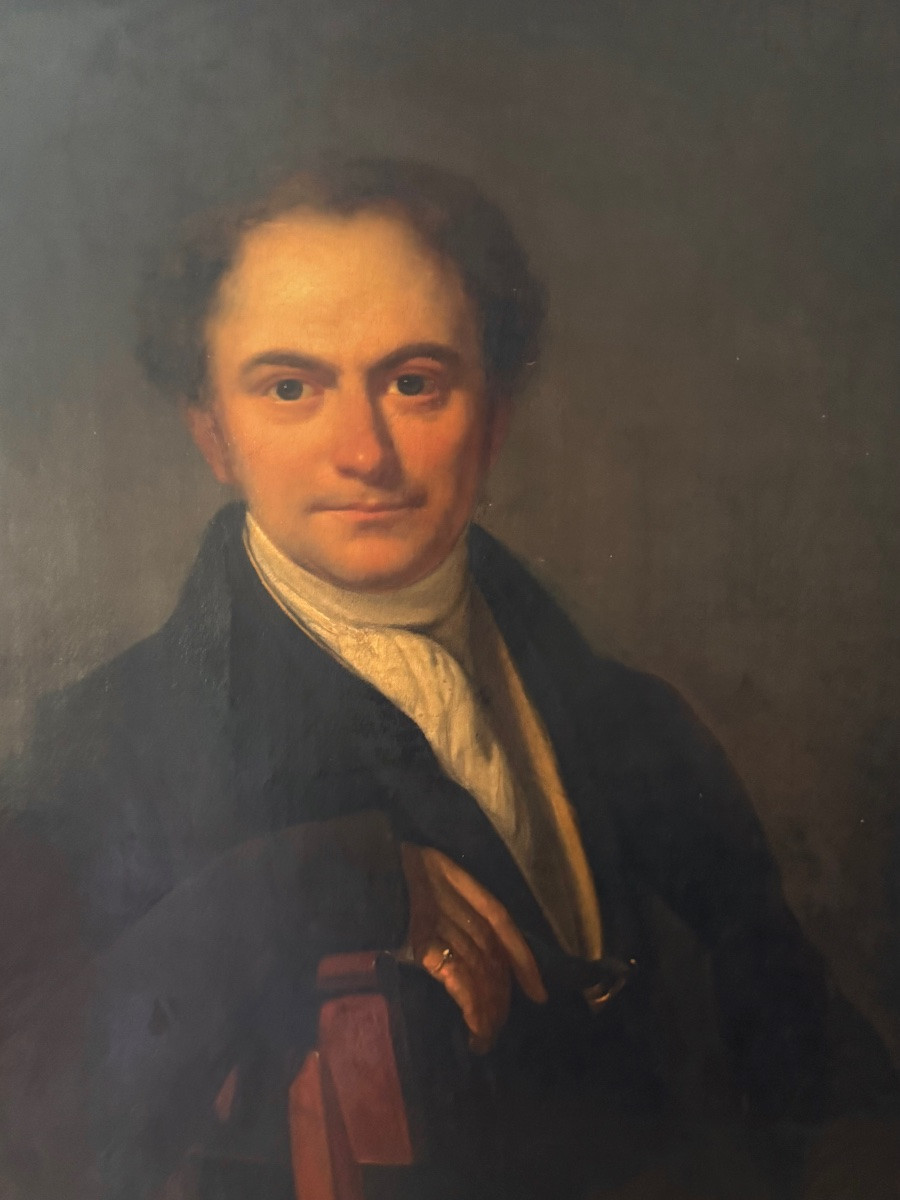 Grand portrait d’un gentilhomme anglais -photo-3