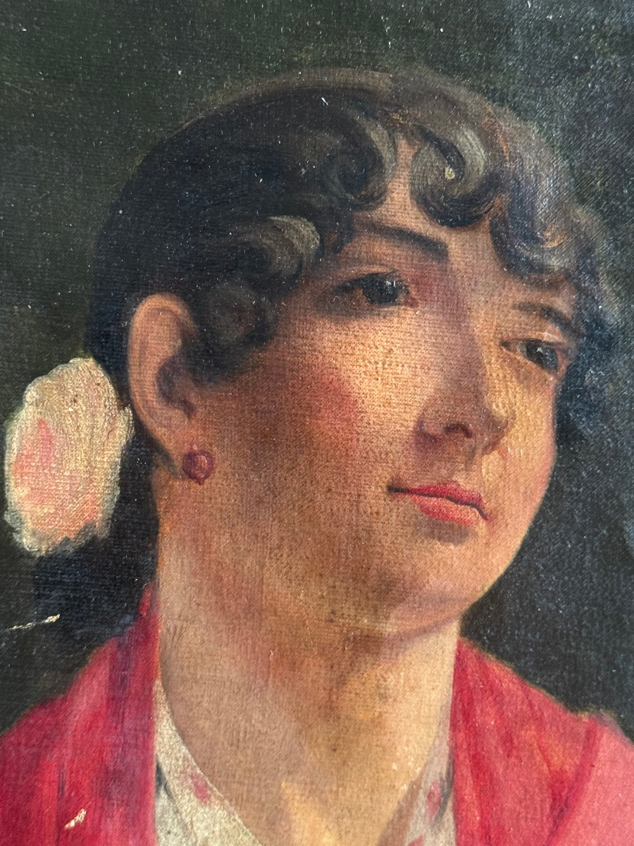 Portrait d’une gitane circa 1900-photo-1