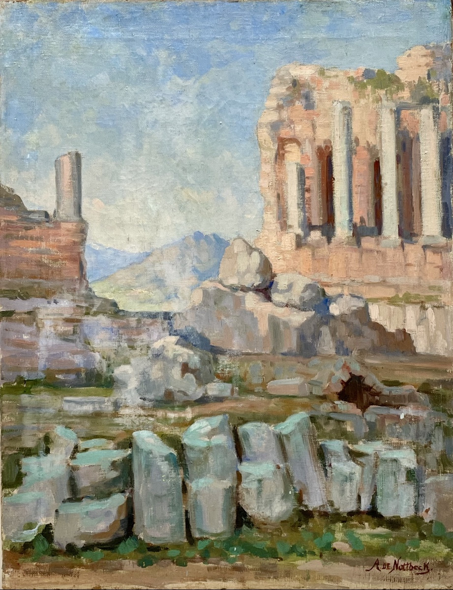 Ruines antiques par Alfred de Nottbeck