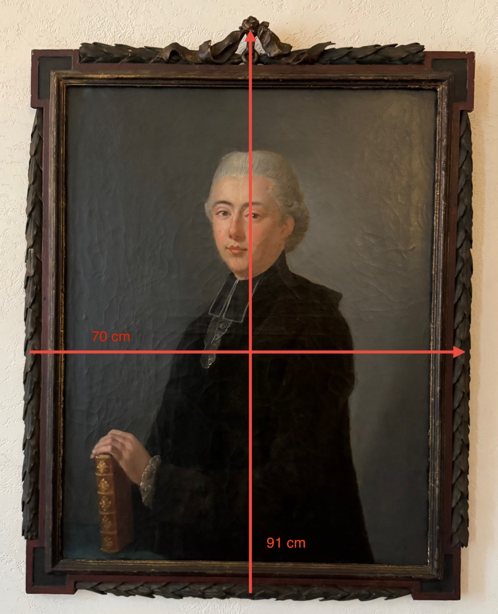 Portrait Of A Clergyman During The Louis XVI Era-photo-2