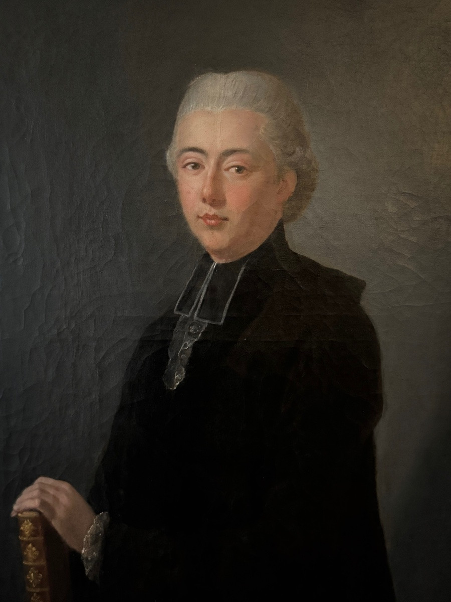 Portrait Of A Clergyman During The Louis XVI Era-photo-2