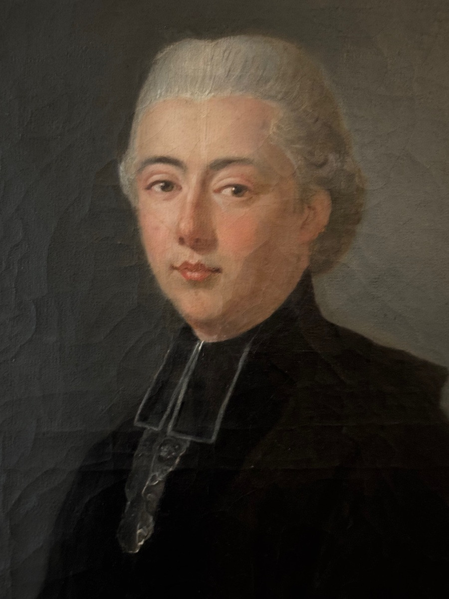 Portrait Of A Clergyman During The Louis XVI Era-photo-3