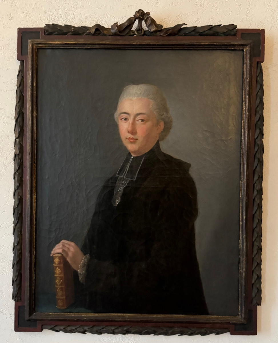 Portrait Of A Clergyman During The Louis XVI Era