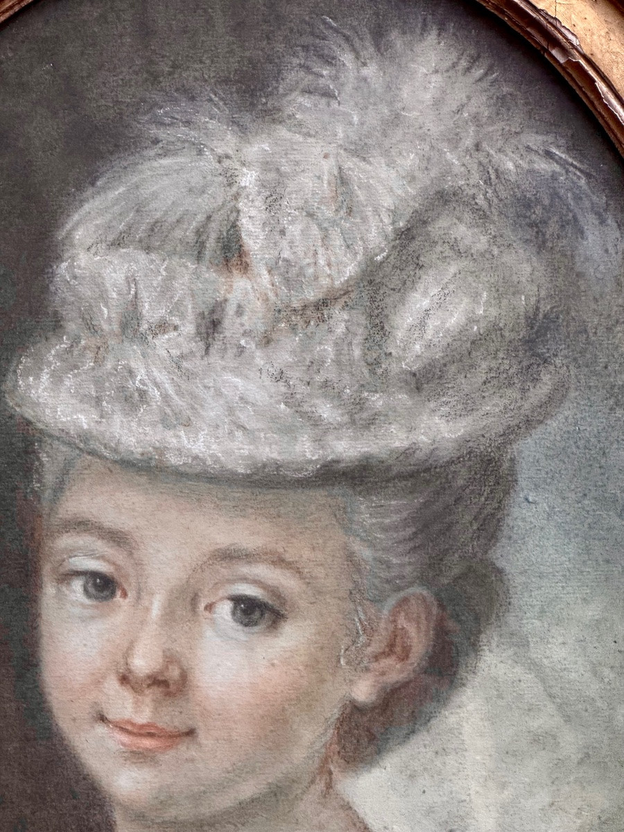 Portrait Of A Young Woman In An 18th-century Hat-photo-2
