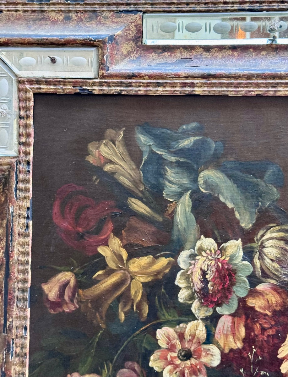 Large Still Life With A Bouquet Of Flowers In The 17th-century Style -photo-5