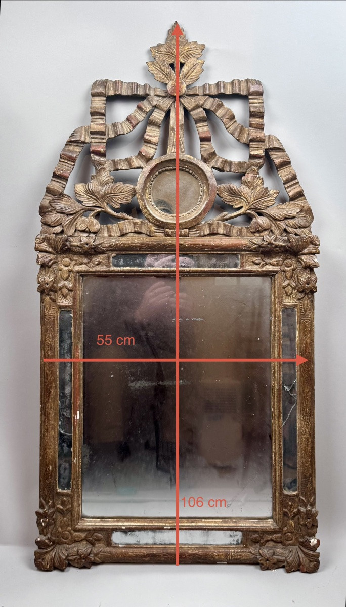 Glace Louis XVI à parclose .-photo-2