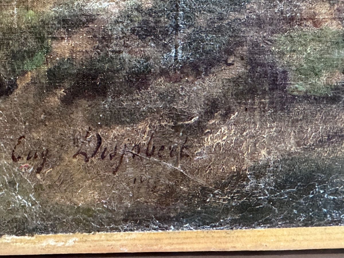 Bord de mer par Eugène Desjobert ( 1817-1863 )-photo-3