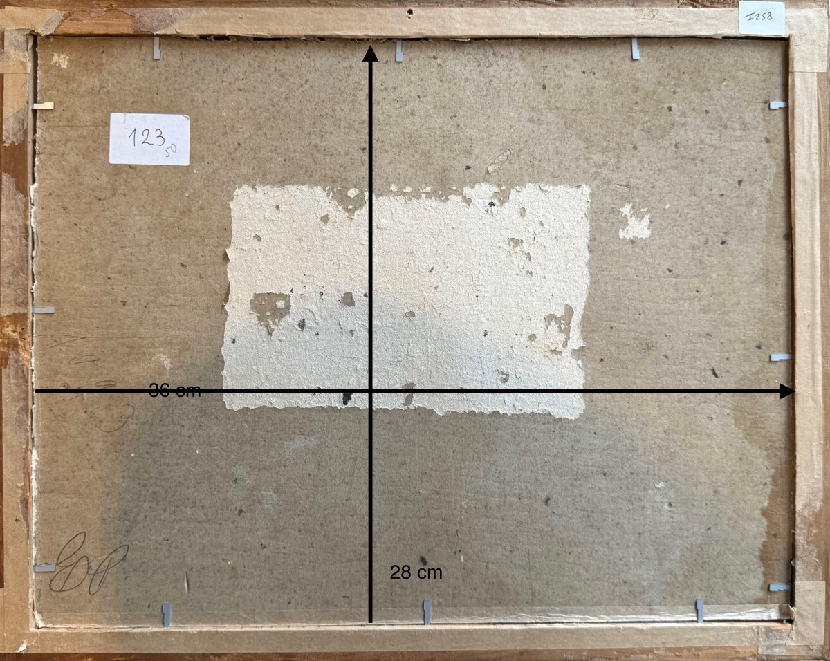 Preparatory Study, Horse Sealed In Profile.-photo-2