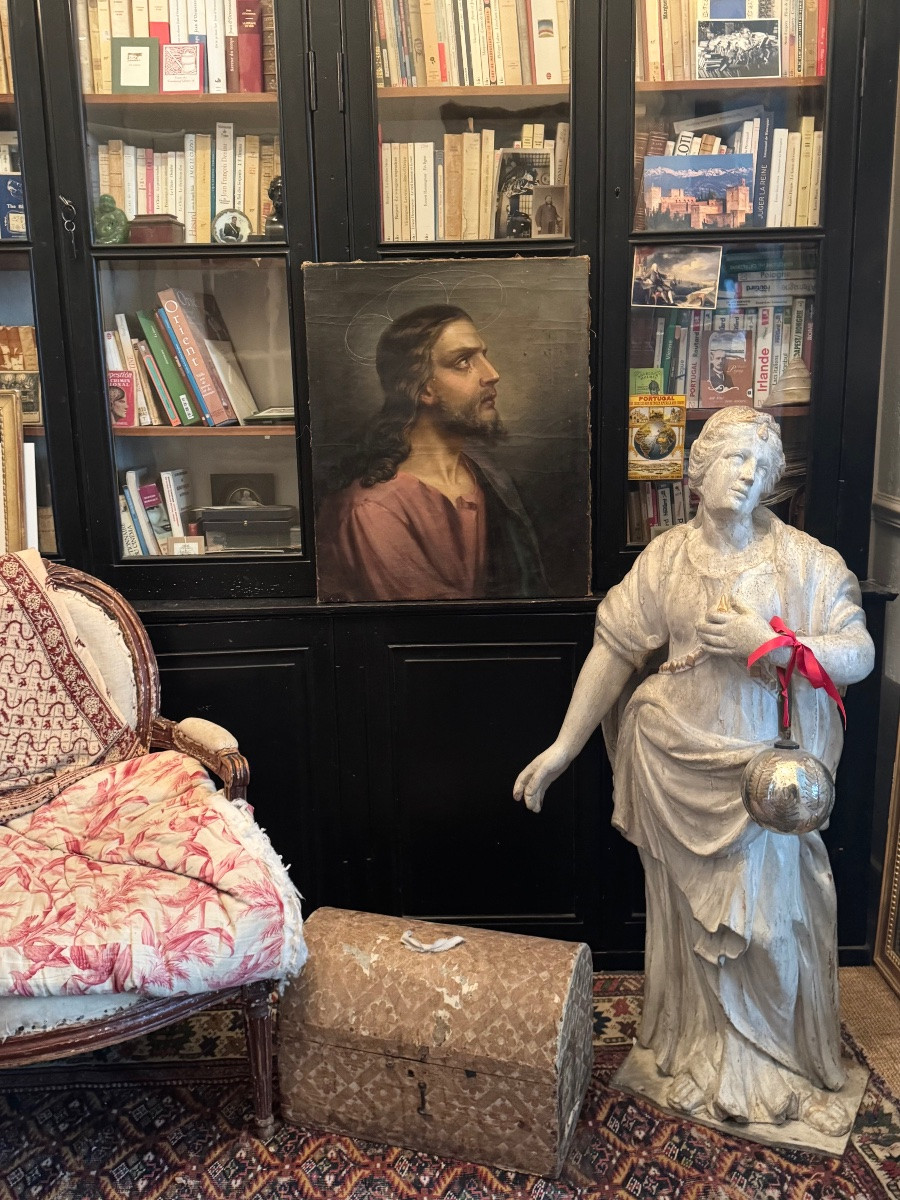 Christ In Prayer In A Pre-raphaelite Style -photo-2