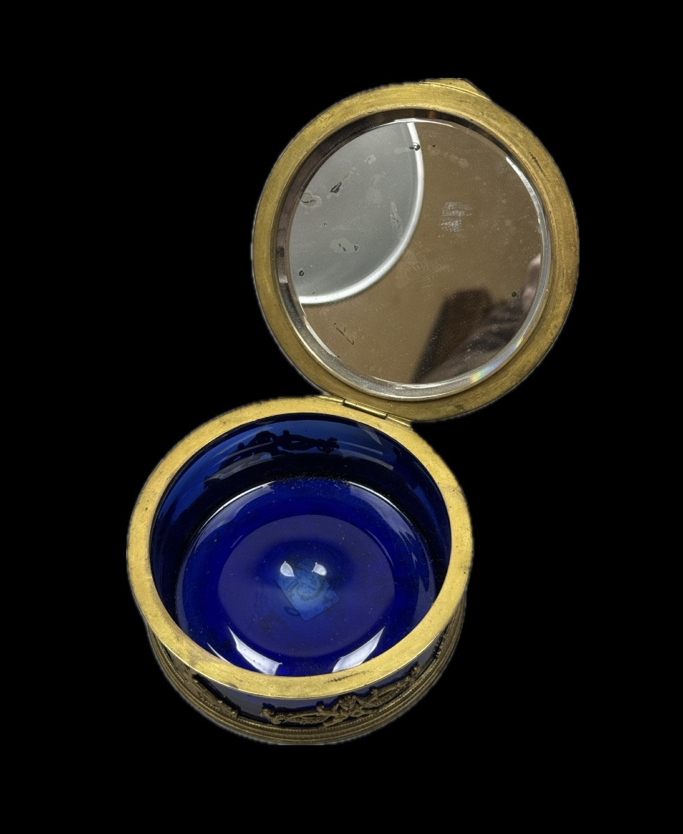 Late Empire Period Glass And Gilt Bronze Lady's Casket-photo-3