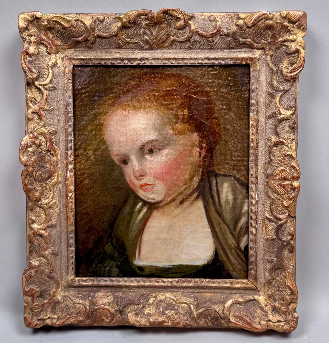 Portrait Of An 18th-century Young Girl