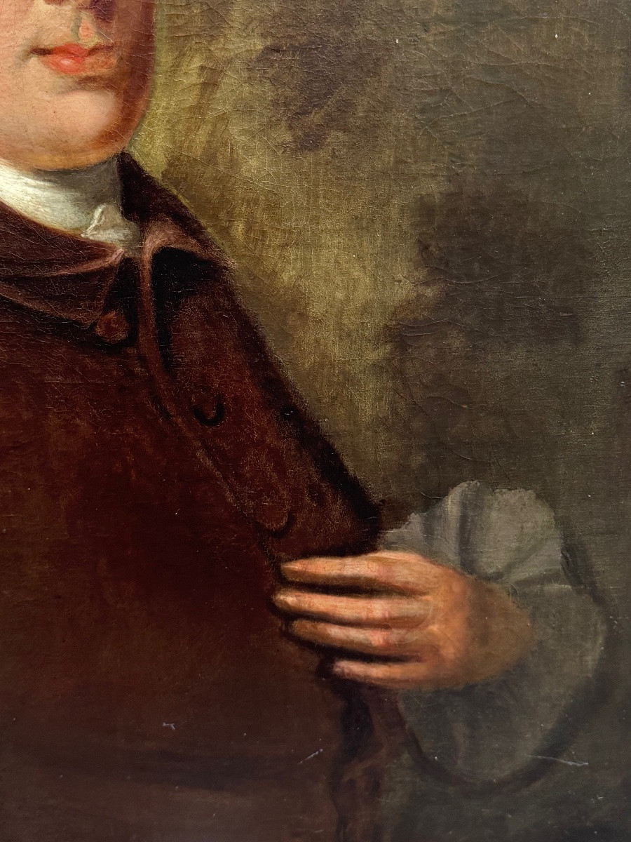 Portrait Of An English Gentleman, Late 18th Century-photo-4