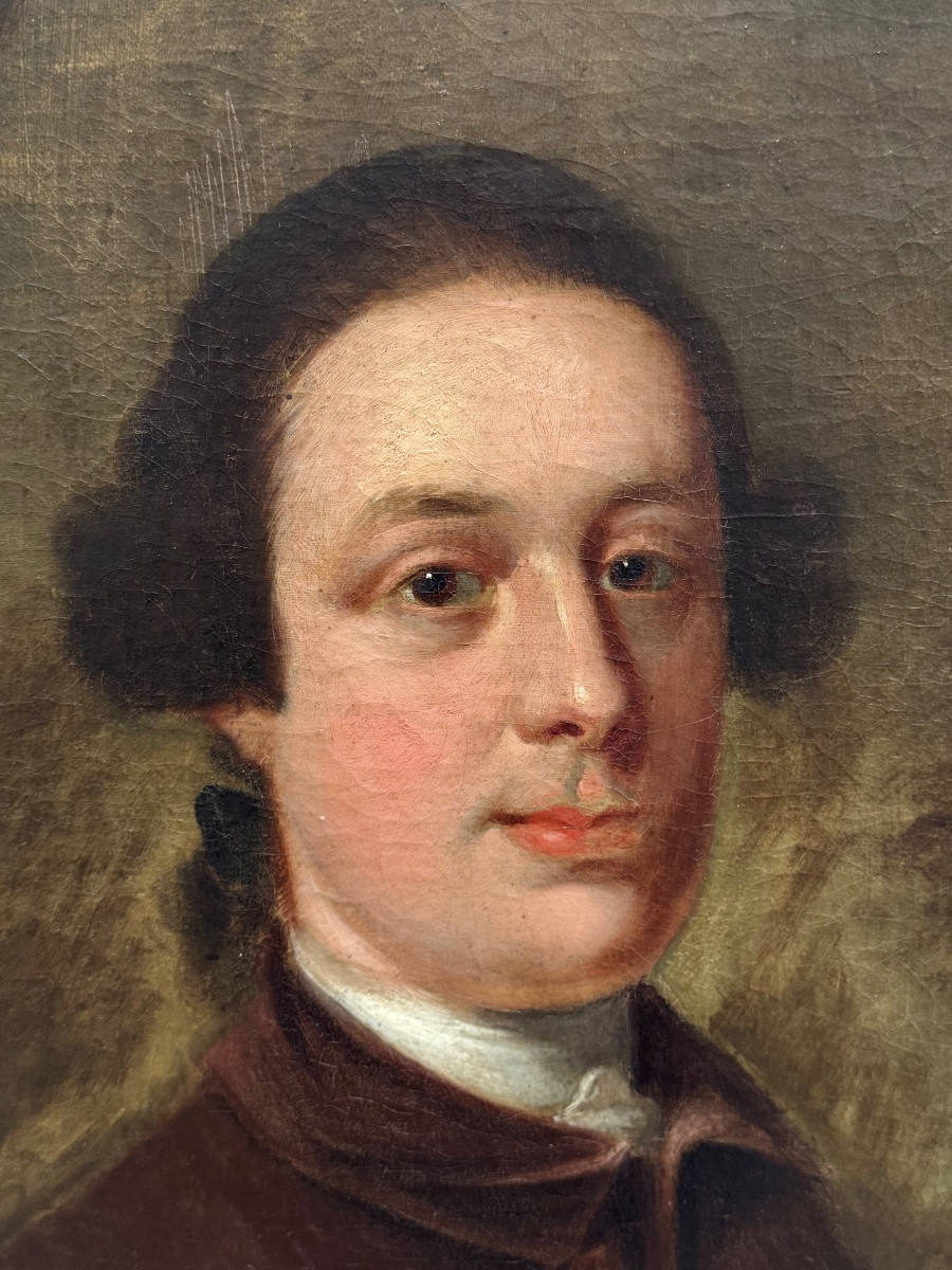Portrait Of An English Gentleman, Late 18th Century-photo-3