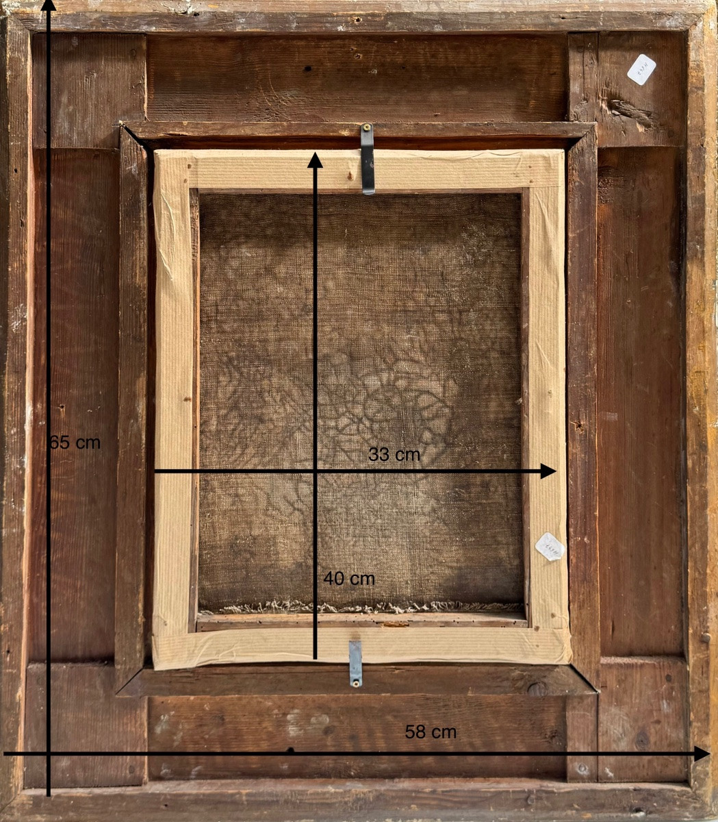 Portrait Of A Man In A Bicorn Hat, Late 18th/early 19th Century-photo-2