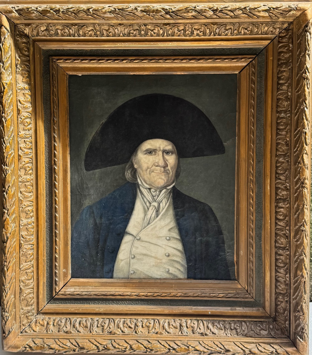 Portrait Of A Man In A Bicorn Hat, Late 18th/early 19th Century